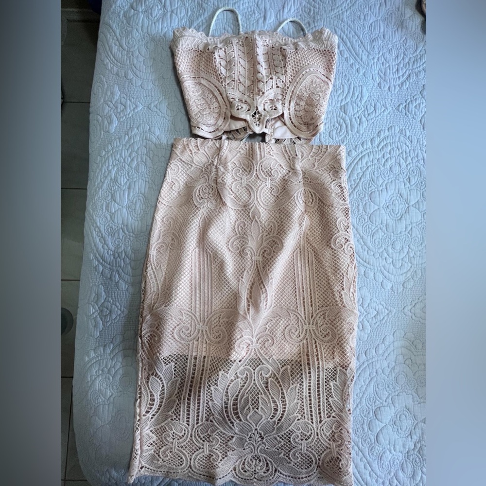 H&M matching lace set - top & skirt
